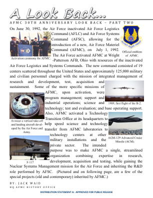 afmc 3 0 thanniversarylookback - 国防部